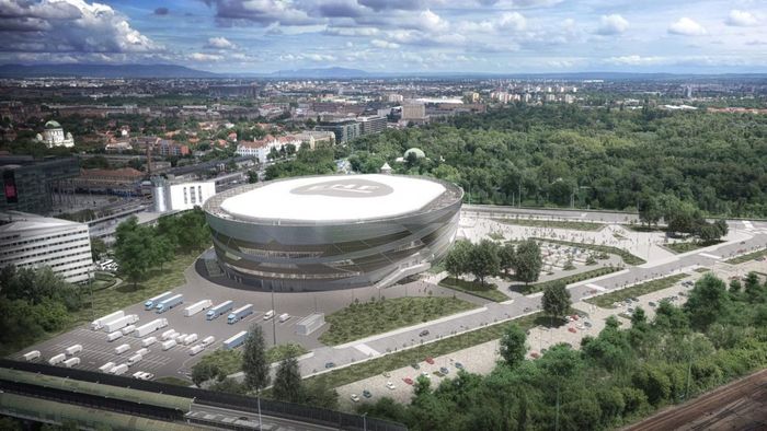 Ungaria construiește „Altarul” handbalului! Arena impresionantă pe care o pregătesc vecinii: „Acum doar poze, la anul realitate” | GALERIE FOTO