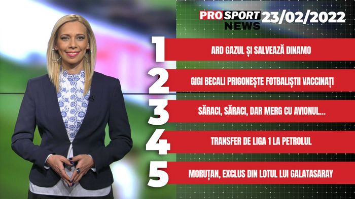 ProSport News | Ard Gazul și salvează Dinamo: ce se întâmplă în Liga 1. Cele mai importante știri ale zilei | VIDEO