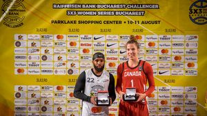 GALERIE FOTO | 3x3 Globetrotters: Echipa New York Harlem a câștigat Raiffeisen Bank Bucharest Challenger. Virgil Stănescu a reușit faza turneului în victoria cu cea mai bună echipă din lume la baschet 3x3 