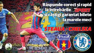 ProSport te trimite în Champions League! Ei sunt câștigătorii biletelor la Steaua - Chelsea!