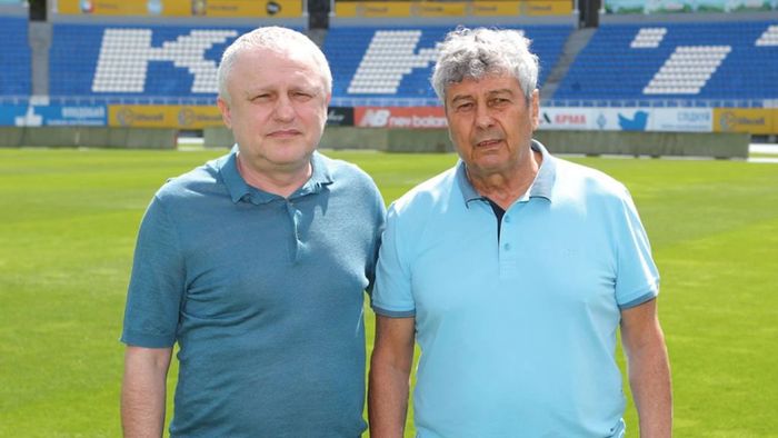Mesajul ferm al lui Igor Surkis pentru Vladimir Putin! Bannerul afișat de patronul lui Dinamo Kiev și fratele său la meciul caritabil cu Borussia Dortmund | FOTO