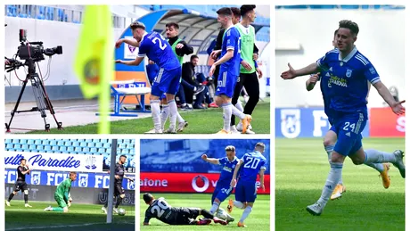 Victorie ”somnoroasă” pentru ”FC U” Craiova cu ASU Poli. Meciul din Bănie a fost foarte sărac în ocazii, însă salvat de un gol frumos