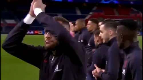 Moment bizar! Cum a reacționat Neymar în fața tribunelor golite de coronavirus la PSG – Borussia Dortmund | VIDEO