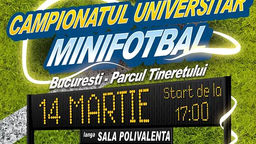 A început etapa a doua a Campionatului Universitar de Minifotbal. Program și rezultate