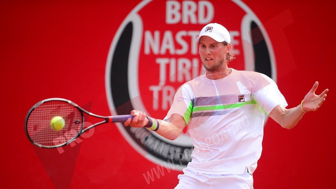 Seppi, primul cap de serie eliminat la BRD Năstase-Țiriac Trophy. Gălăgiosul Berlocq a revenit în forță după întreruperea cauzată de ploaie | FOTO