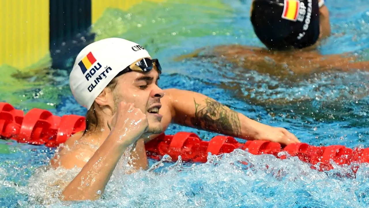 Robert Glință țintește tot mai sus după ce a cucerit aurul la Europeanul de natație: „Mă motivează să le țin piept tuturor la Jocurile Olimpice!