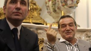 Gigi Becali îi demontează planul lui Gică Hagi! Ironiile finanțatorului FCSB: "Să mă ierte Gică, dar aici nu sunt de acord cu el. Păi, eu mă distrez în România"