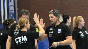 Reacția lui Adi Vasile după victoria fabuloasă a lui CSM București cu maghiarele de la Ferencvaros în Champions League