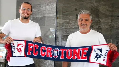 Vasile Mogoș a fost prezentat oficial la FC Crotone. Anunțul clubului rossoblu