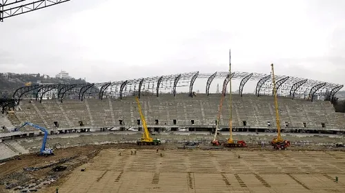 Șantierul „Cluj Arena” poluează orașul!** FOTO Se lucrează la drenajul terenului