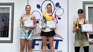 Noua campioană națională la tenis promite să-i calce pe urme Simonei Halep: „Ne asemănăm fizic, dar și mental!" Sara Dragnea a câștigat titlul, deși a participat la o categorie de vârstă superioară | EXCLUSIV