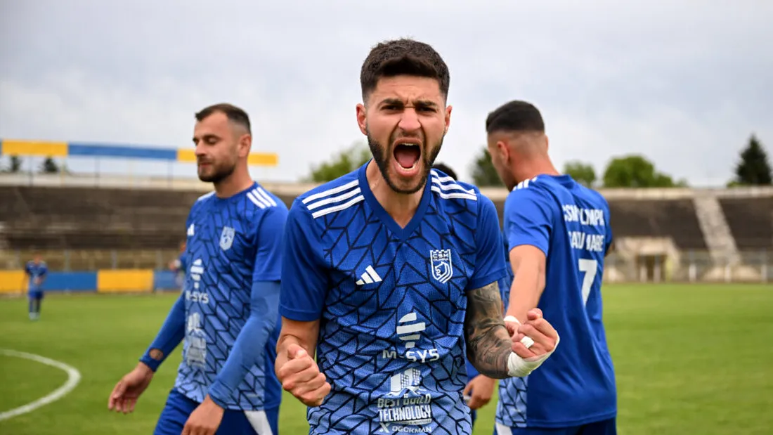 CSM Olimpia Satu Mare visează la Liga 2! Antrenorul Alexandru Botos, încântat de echipă înaintea turului semifinalei cu Minerul Lupeni: ”Am avut o primăvară foarte bună, datorită și transferurilor inspirate”