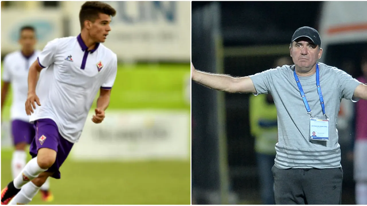 Jurnaliștii italieni i-au explicat lui Gică Hagi de ce nu evoluează Ianis la Fiorentina: 