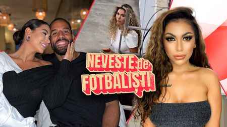 Devis Epassy și soția sa, spectatori de lux la Dinamo - Farul. Frumoasa nevastă a portarului are un viciu dăunător sănătății