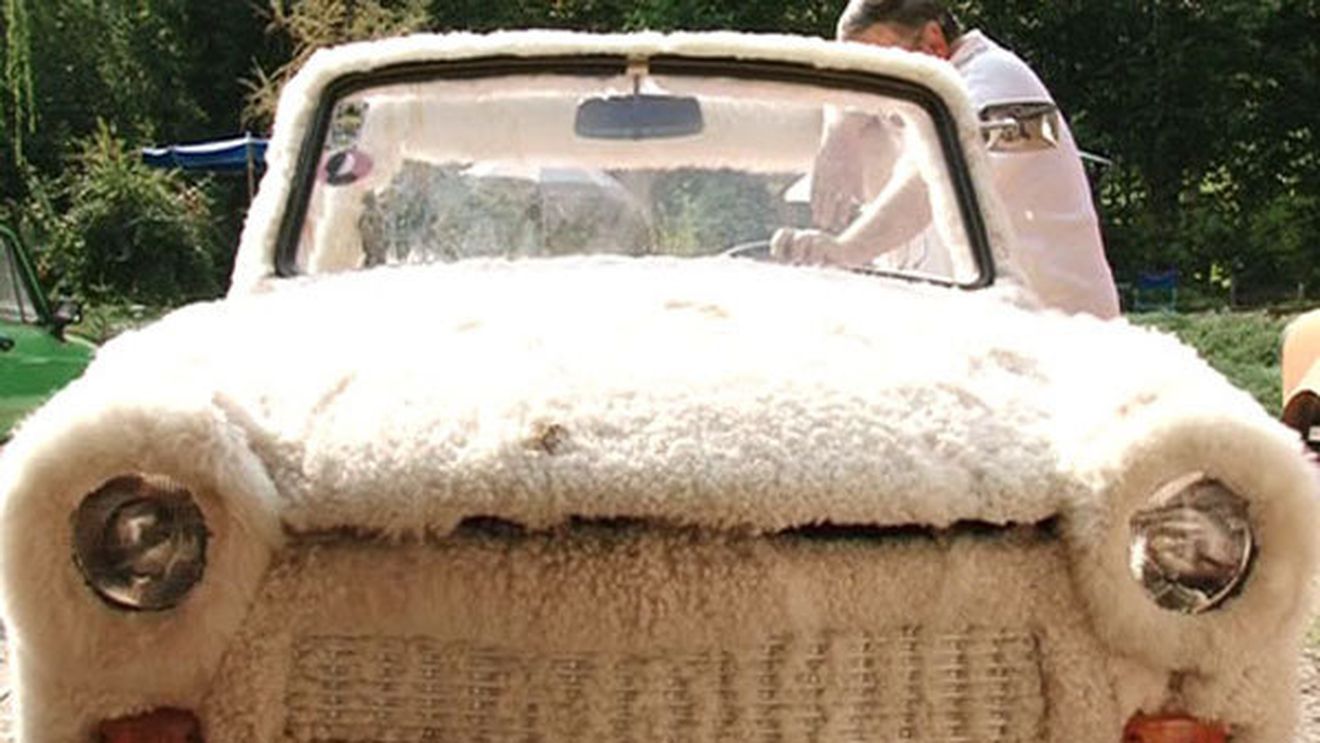 FOTO** Gigi Becali l-ar cumpăra pe loc! :) Un băimărean a inventat "Trabantul Oiță"