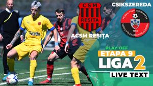 Remiză spectaculoasă în Valea Domanului, între ACSM Reșița și Csikszereda. Echipa lui Stoican rămâne pe ultimul loc în play-off, ciucanii au uitat să câștige, dar revin pe primul loc