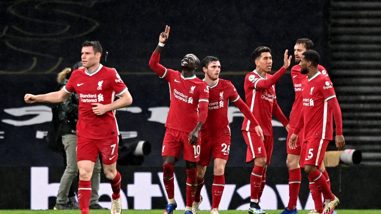 Liverpool „a ieșit de la reanimare!” Victorie mare cu Tottenham și echipa lui Jurgen Klopp visează iar la titlu. Mane l-a depășit pe legendarul Suarez