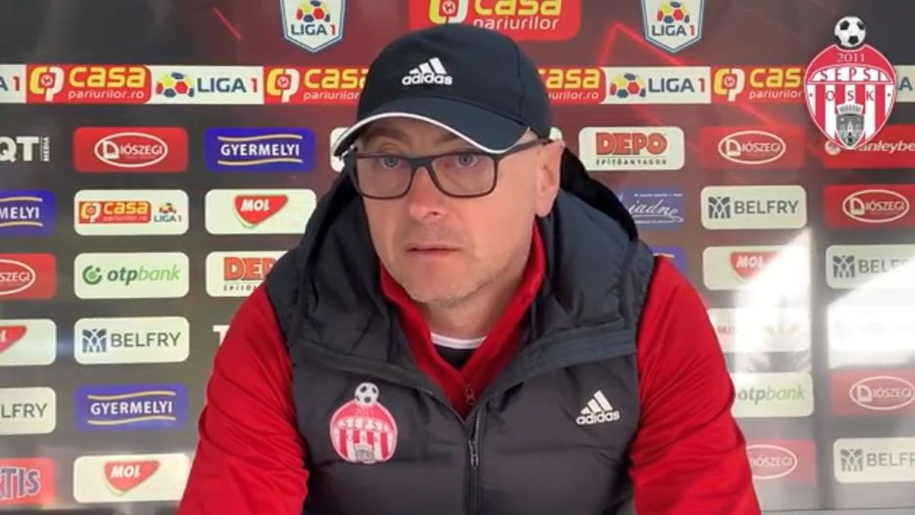 Leo Grozavu, acuzații grave înainte de meciul cu FCSB: „Există o protecție din partea arbitrilor pentru echipele bine cotate!”. Ce le cere jucătorilor de la Sepsi | VIDEO