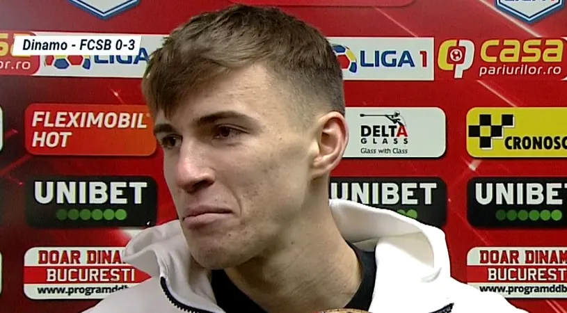 Octavian Popescu, reacție sinceră după încă un super gol pentru FCSB: „E o ambiție în plus pentru mine!”