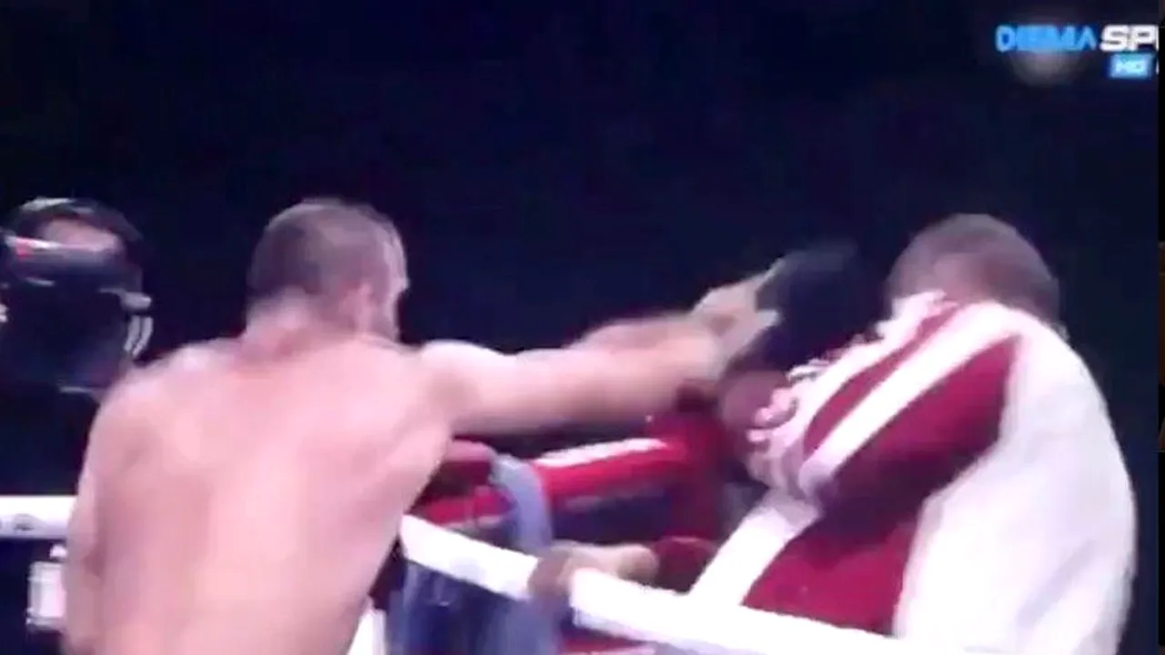 Caz incredibil în sport: Un boxer și-a bătut antrenorul în ring | VIDEO