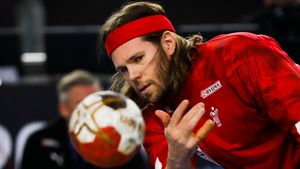 Danemarca – Suedia, finala Campionatului Mondial de Handbal Masculin 2021 din Egipt 2021. Bara a salvat deținătoarea titlului de prelungiri în partida cu Spania