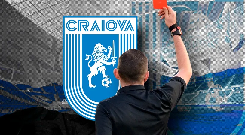 Descoperire uluitoare: Universitatea Craiova a pierdut aproape o treime din puncte în ultimele două sezoane cu doar doi arbitri la centru! Cineva i-a „ochit”, dar a vorbit și… a plătit! EXCLUSIV