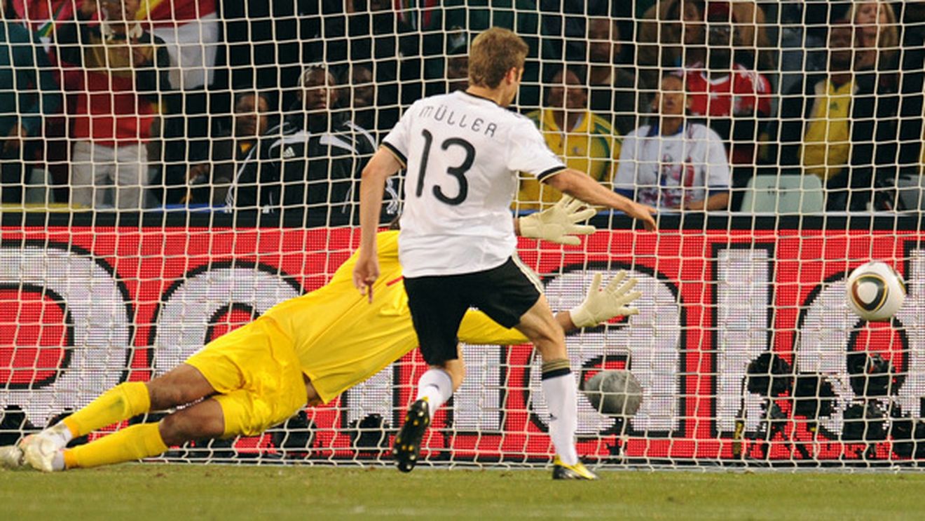 Fabulos! Thomas '100%' Muller: cinci șuturi, cinci goluri la CM 2010!