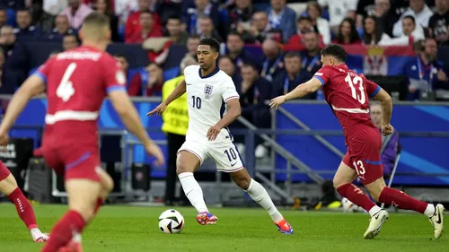 Serbia - Anglia 0-1, în Grupa C de la EURO 2024 din Germania. Jude Bellingham, eroul lui Gareth Southgate în meciul de la Gelsenkirchen