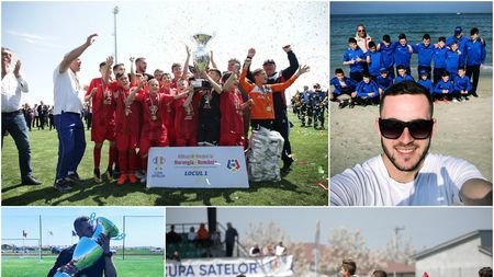 REPORTAJ la Ruginoasa | "Lasă, mami, că mă fac fotbalist și te ajut să facem o casă mai mare". Campionii Cupei Satelor, mândria unei comune ieșene! Golgeterul echipei visează să ajugă la FCSB, iar de acolo la Juventus