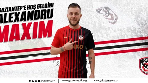 Alexandru Maxim a semnat cu Gaziantep! Toate detaliile transferului la formația lui Șumudică | FOTO & VIDEO