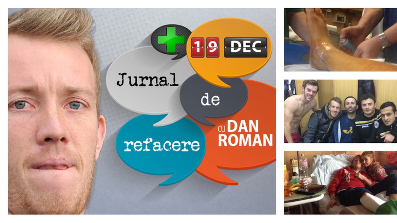 Jurnalul de refacere al lui Dan Roman, ziua 71: "De mâine încep programul cu două antrenamente pe zi"