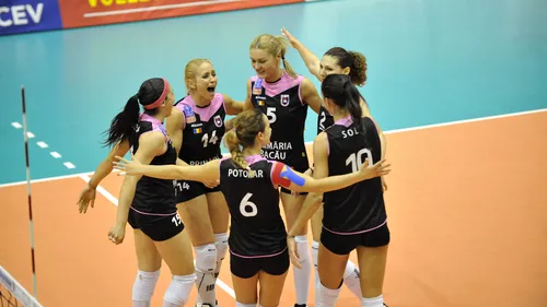 Știința Bacău - Trefl Sopot, scor 0-3, în faza Challenge Round a Cupei CEV la volei feminin