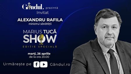 Marius Tucă Show începe marți, 26 aprilie, de la ora 20.00, live pe gandul.ro cu o nouă ediție specială