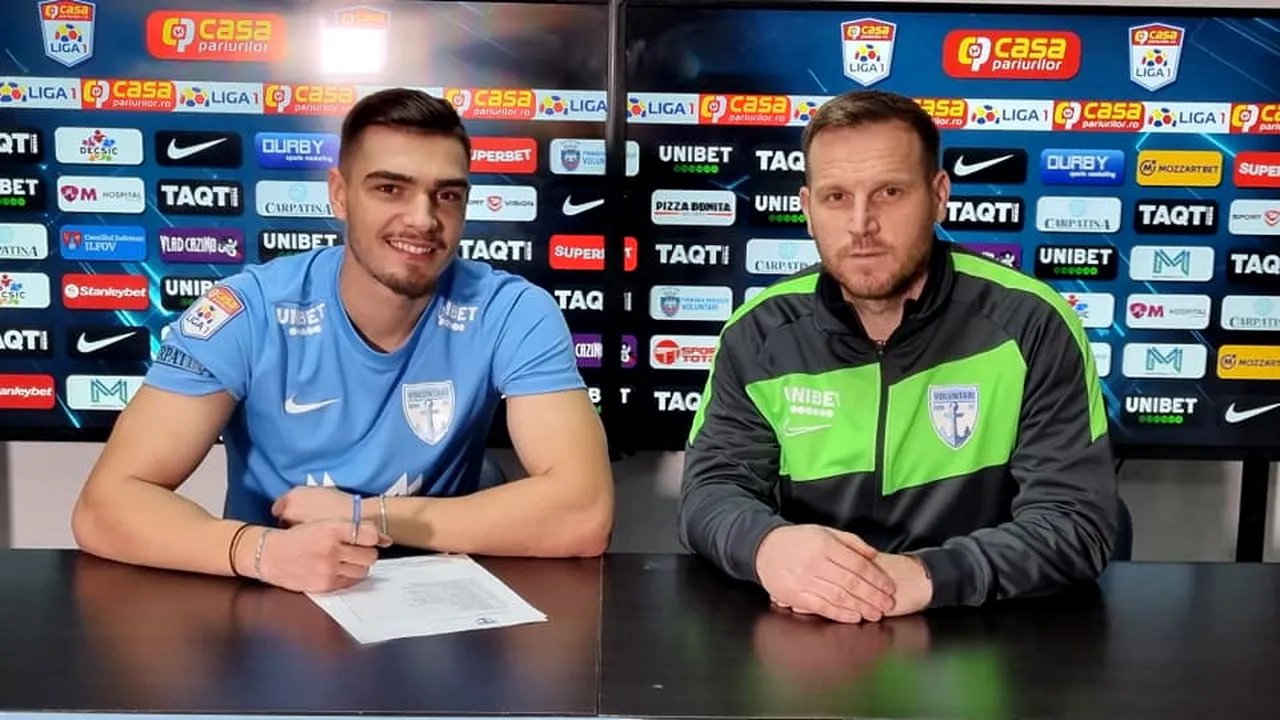 ProSport, confirmat! Denis Ciobotariu a fost împrumutat de CFR Cluj la FC Voluntari, unde va fi antrenat de tatăl său | OFICIAL