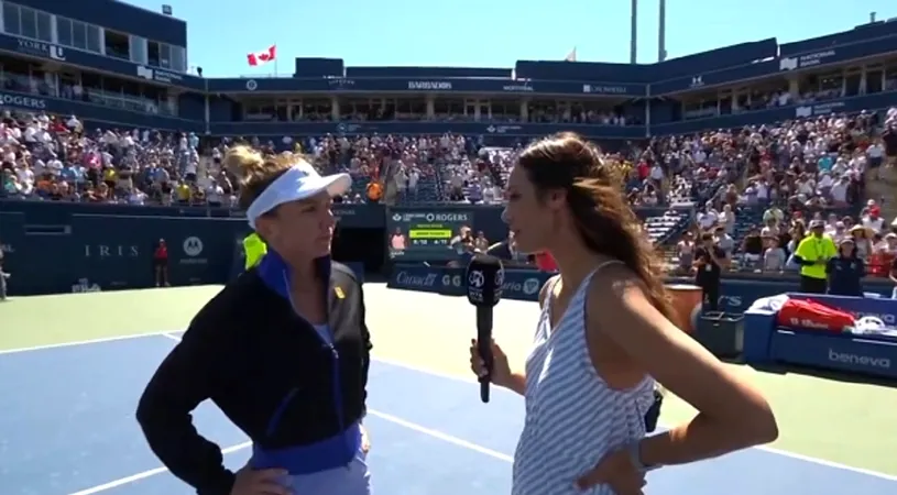 Simona Halep, prima reacție după calificarea în semifinale la Toronto: „Coco este o jucătoare incredibilă!