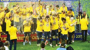 Sunt fericiți și se simt bine! Cum au petrecut steliștii după victoria cu Brașovul