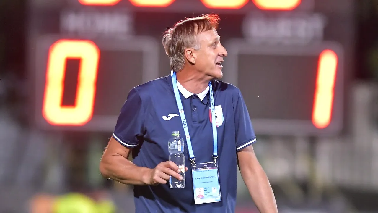 Emil Săndoi, liniștit după CS Mioveni - Chindia 0-1: „Sper să rămânem aceeași echipă realistă și pragmatică”
