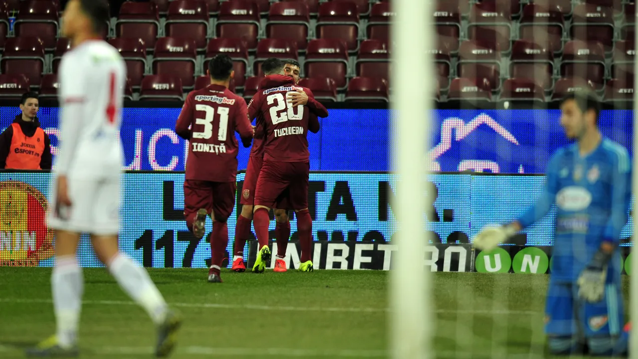 CFR Cluj - Sepsi 1-0. Campioana termină sezonul regular cu o victorie. Țucudean, din nou eroul clujenilor