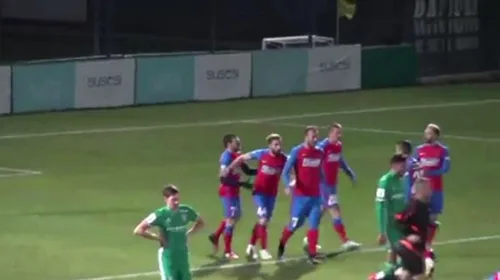 FCSB – Terek Groznîi 1-1. Enache a deschis scorul din penalty, rușii au egalat prin Mbengue