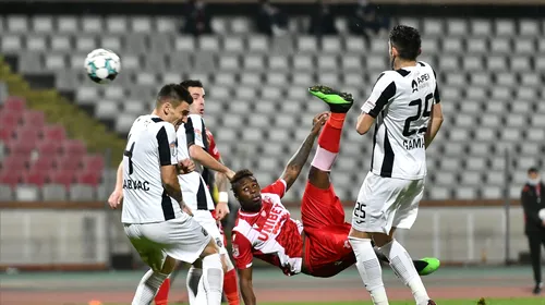 Dinamo „trăiește” după golul senzațional înscris de „omul-foarfecă”. Reușita lui Magaye Gueye, jucătorul care îi poate salva jobul lui Cosmin Contra | VIDEO