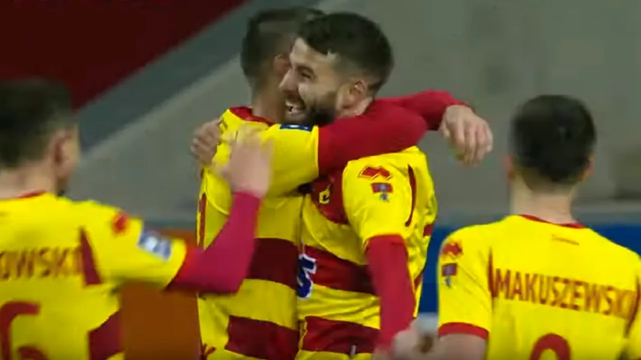 Bogdan Țîru a marcat primul său gol în Polonia! Reacția fotbalistului: „Sunt dezamăgit” | VIDEO