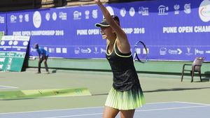 "India mă face fericită!" Jaqueline Cristian s-a calificat în sferturile turneului ITF de la Pune, după o nouă victorie frumoasă