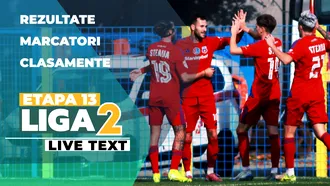 Etapa 13 Liga 2 | Corvinul a remizat acasă și cu FC Voluntari, Reșița a câștigat derby-ul cu Concordia. Bihorul s-a împiedicat pe teren propriu și a fost egalată la puncte de Steaua și Sepsi OSK