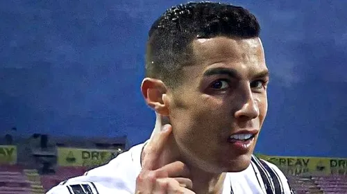 Cristiano Ronaldo, hat-trick perfect în doar 32 de minute pentru Juventus! Portughezul, în război cu contestatarii: „Nu vă aud!” VIDEO