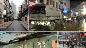 UPDATE | Alertă teroristă "iminentă" la Bruxelles. Toate meciurile au fost anulate, metroul - închis, pe străzile pustii patrulează armata. În acest timp, Rusia rade de pe fața pământului Raqqa, fieful ISIS, cu bombe pe care scrie "ZA PARIS" VIDEO