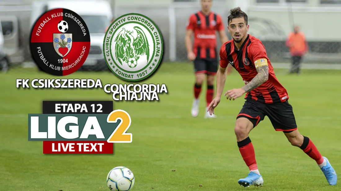 FK Csikszereda se impune la limită cu Concordia Chiajna. Ilfovenii ajung la patru înfrângeri consecutive