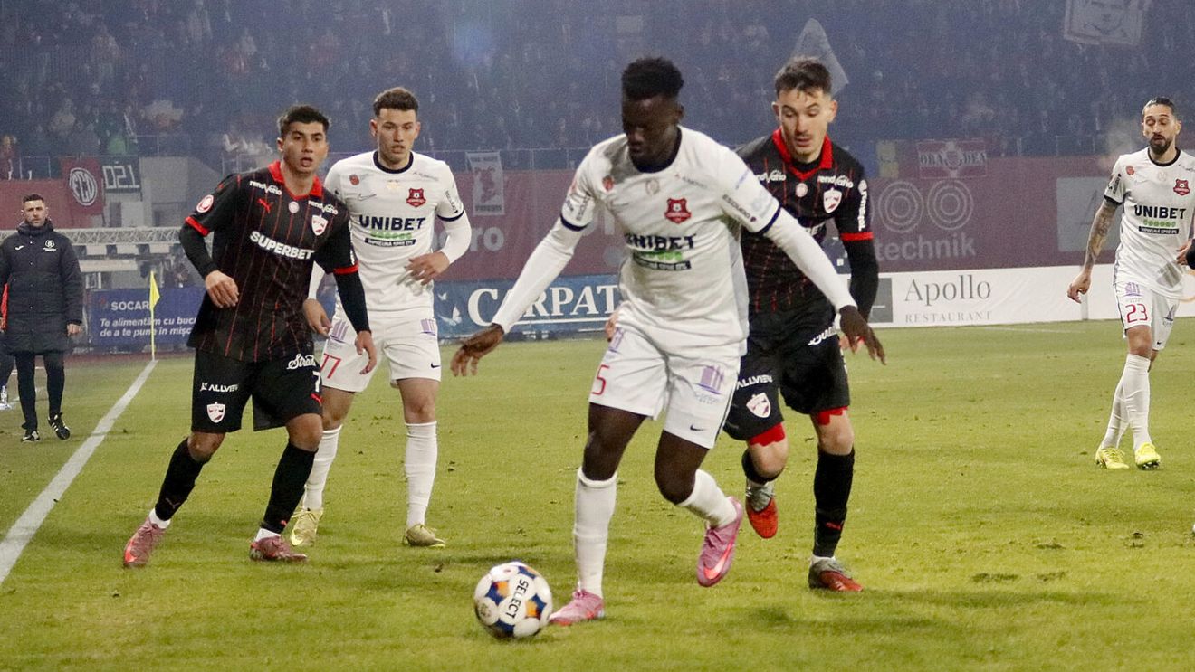 FC Hermannstadt - Dinamo București 1-2, în etapa 23 din Superliga. „Câinii” urcă pe primul loc, datorită dublei lui Opruț