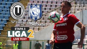 ”U” Cluj trece la limită de Unirea Constanţa, după o repriză secundă electrizantă pe Cluj Arena. Victor Dican aduce victoria pentru ”studenții” care au punctaj maxim după primele trei etape