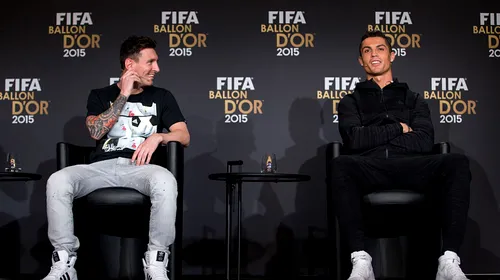 Cristiano Ronaldo și Lionel Messi „au aruncat în aer” rețelele de socializare cu o fotografie împreună! Cei doi mari rivali au strâns 25 de milioane de aprecieri în doar 2 ore