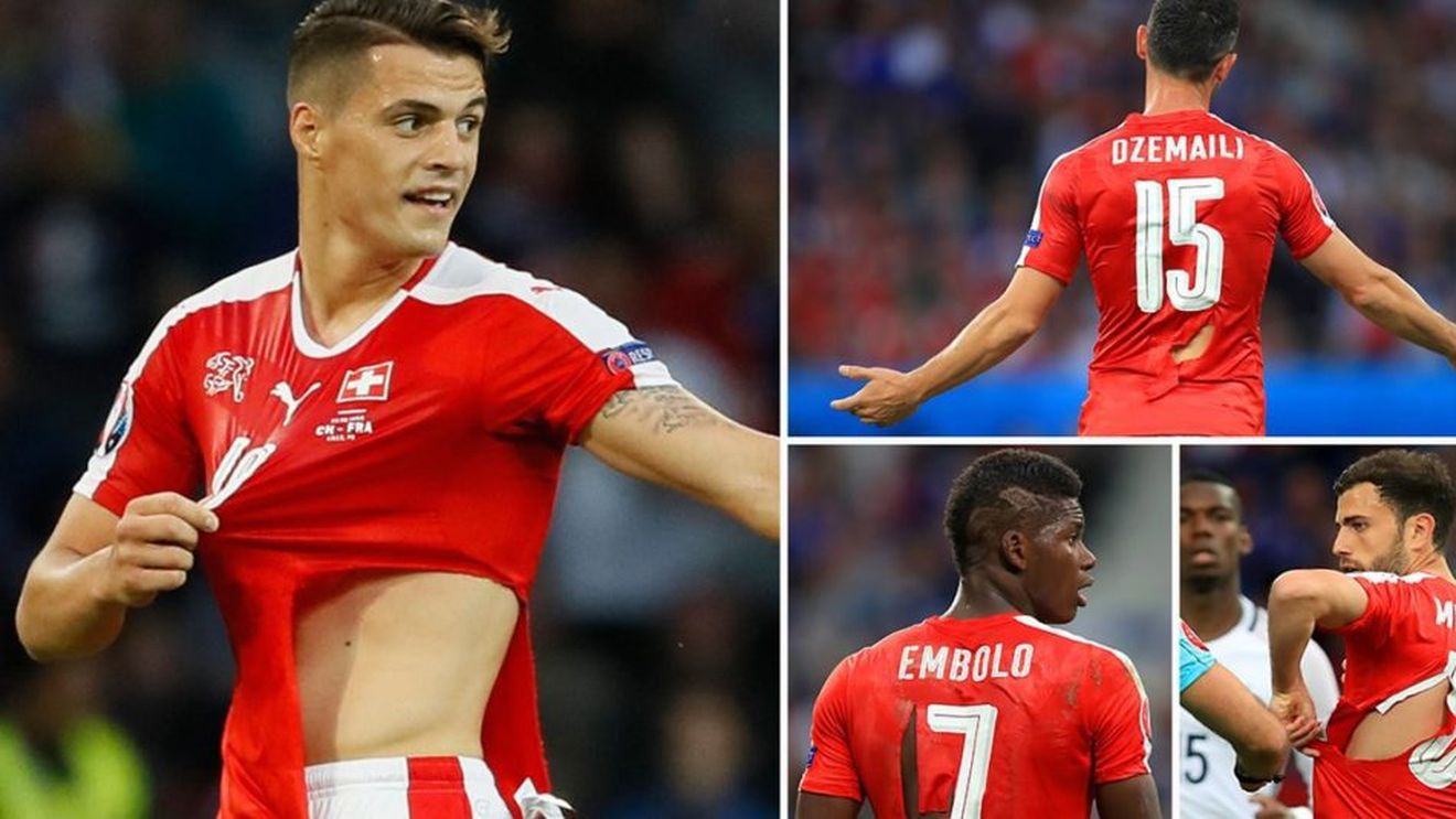 Shaqiri: "Sper că nu produc și prezervative..." Răspunsul Puma după ce tricourile elvețienilor s-au făcut praf în meciul cu Franța. Ce s-a descoperit